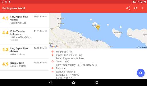 Earthquake World screenshot 4