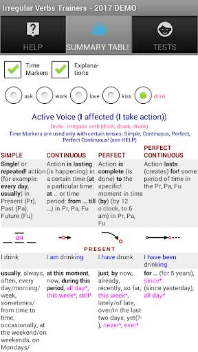 Irregular Verbs screenshot 7