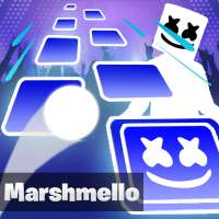 Marshmello Tiles Hop EDM Rush logo