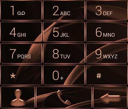 Dialer MetalGate Orange theme 6 تصوير الشاشة