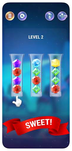Puzzle Sortir Bola Warna screenshot 1