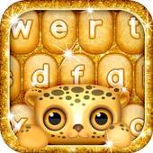 Gold Glitter Keyboard Emoji 2.0