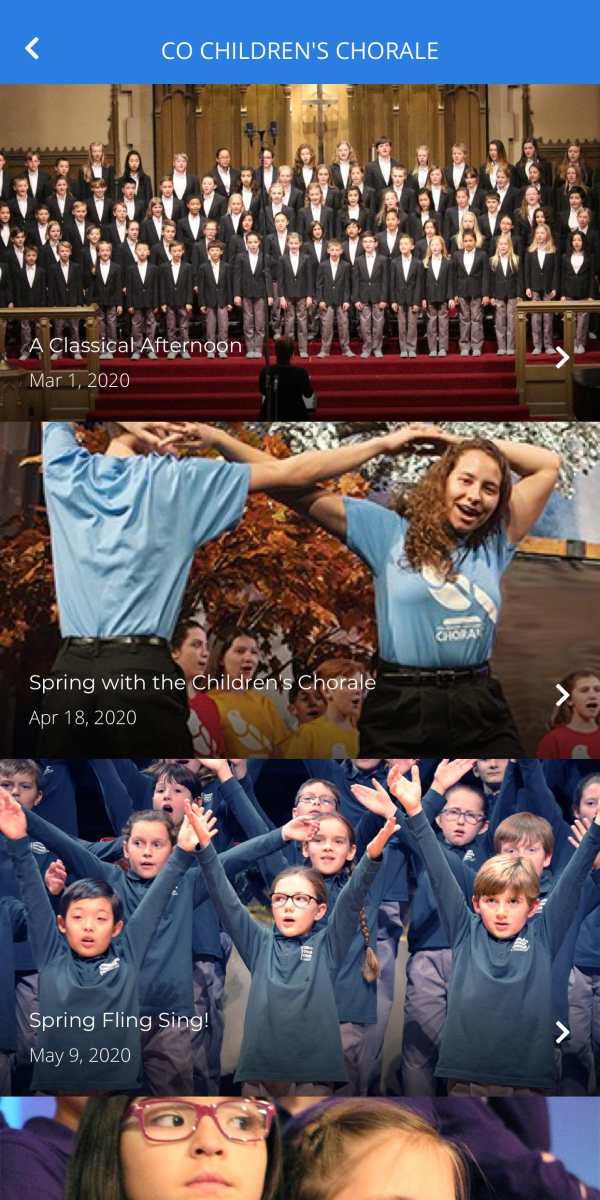 Colorado Children's Chorale screenshot 3