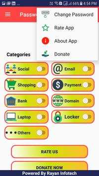 PASSWORD MANAGER 5 تصوير الشاشة