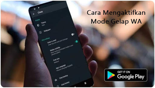 Cara Aktifkan Mode Gelap WA Baru screenshot 2