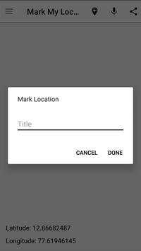 Mark My Location screenshot 3