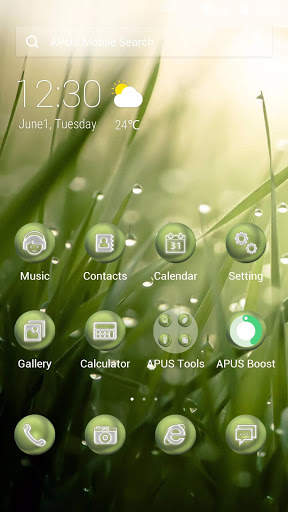 Lush-APUS Launcher theme screenshot 1
