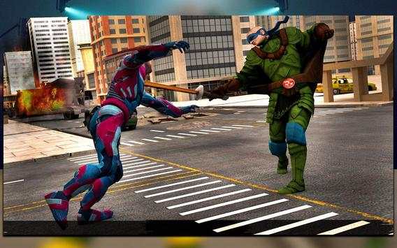Ninja Hero vs Monster Car Transform Aliens Warship screenshot 15