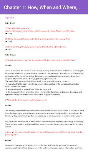 8th Social Science CBSE Solutions - Class 8 screenshot 3