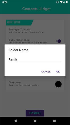 Contacts Widget - Quick Dial Widget - Speed Dial screenshot 13