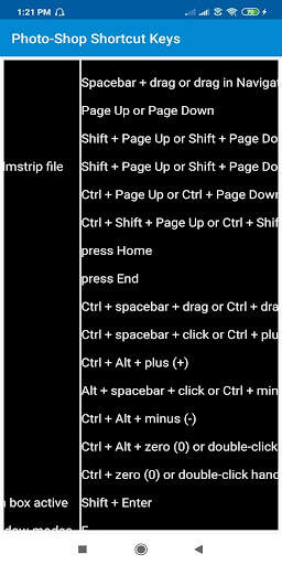 Photo-Shop Shortcut Keys screenshot 3