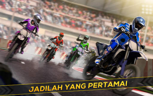 Real Sepeda Motor Cross: Balap screenshot 10