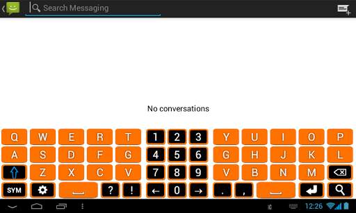 Orange Keyboard स्क्रीनशॉट 9
