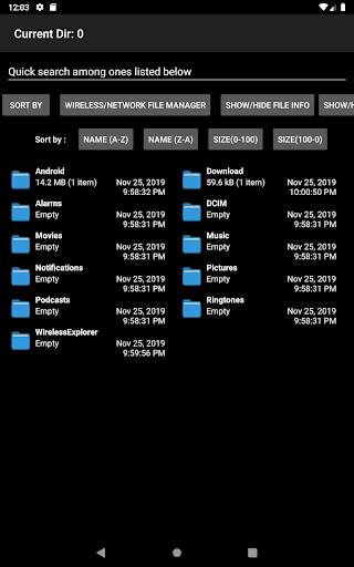 V File Explorer screenshot 5