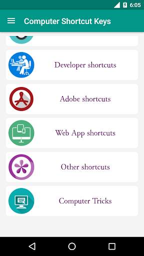 Computer Shortcut Keys screenshot 2