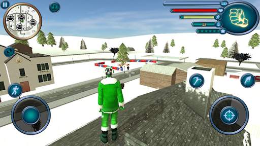 Santa Claus Rope Hero Vice Town Fight Simulator 4 تصوير الشاشة