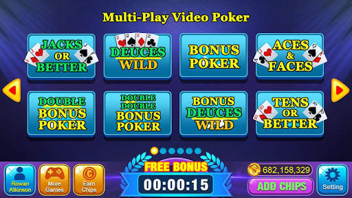 Video Poker Games - Multi Hand screenshot 1
