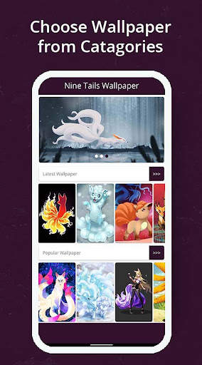 🦊 Nine Tailed Foxs Wallpaper HD screenshot 4