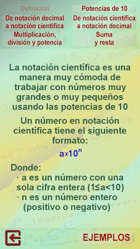 Notación Científica screenshot 2