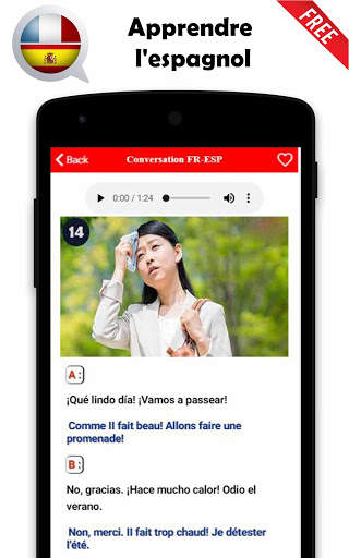 Apprendre l'espagnol parlé gratuit скриншот 5
