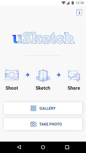 uSketch - ShootIt, SketchIt, ShareIt screenshot 1