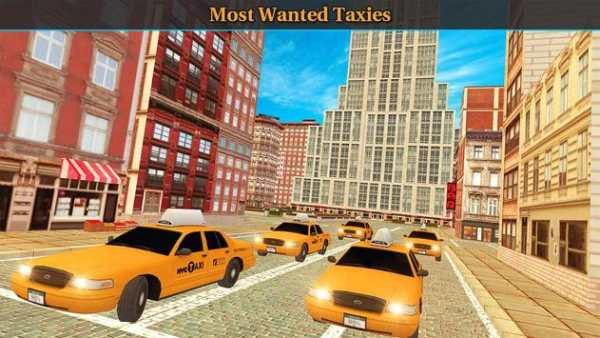 Crazy City Taxi Rush 3D screenshot 2