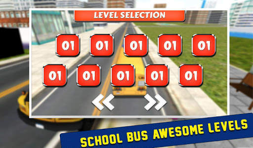 School Bus Drive Simulator2016 screenshot 2