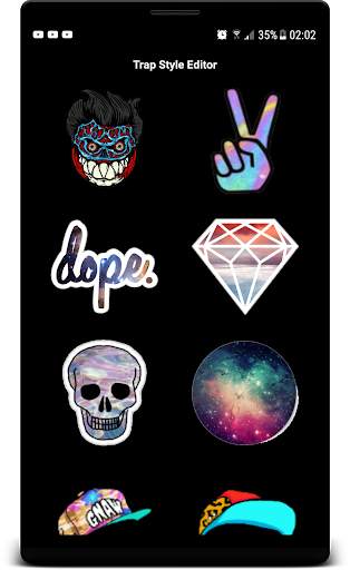 Trap Stickers Photo Editor Trap Quotes screenshot 5