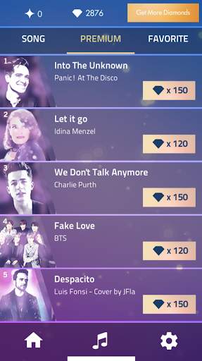 Piano Music Tiles Hot song screenshot 1