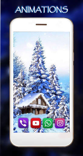 Winter Snow Falling screenshot 2