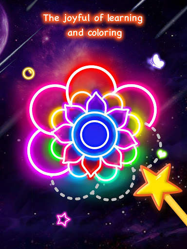 Learn To Draw Glow Flower screenshot 9