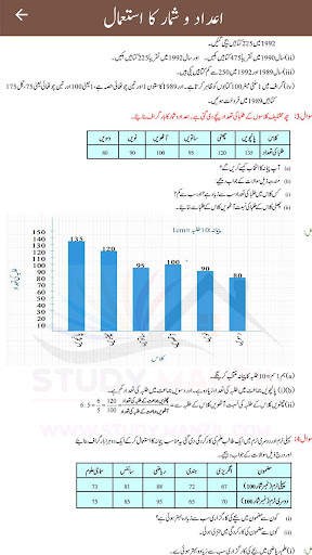 7th Maths Solutions in Urdu screenshot 3