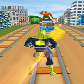Subway Spider Amazing  Hero Runner icon