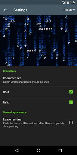 Matrix screensaver screenshot 3