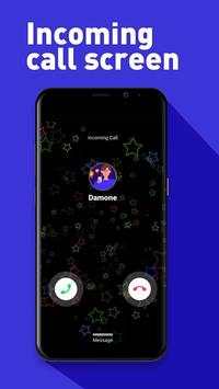 S9 style theme for Samsung, full screen caller ID screenshot 1