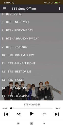 BTS Song Offline screenshot 3