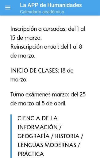 La App de Humanidades screenshot 8