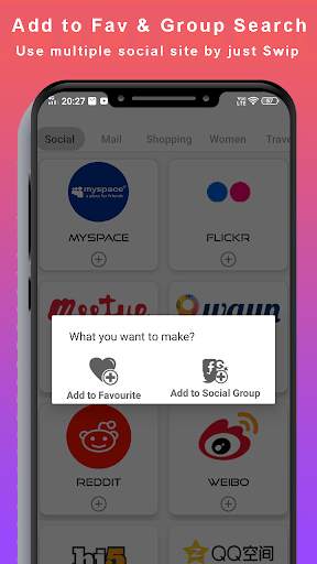 All Social Media & Social Network in One app screenshot 3