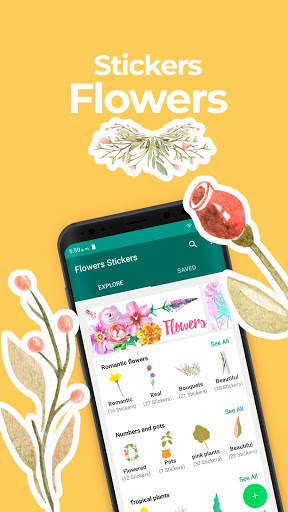 WAStickerApps Flowers for WhatsApp 2020 screenshot 1