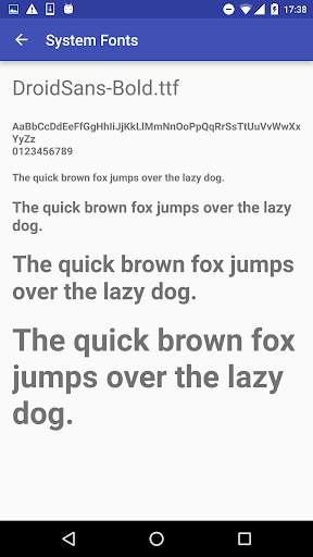 System Fonts Viewer screenshot 2