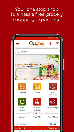 OctoberNow- Online Grocery Shopping & Delivery App screenshot 1