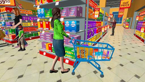 Shopping Mom-Supermarket Sim screenshot 3