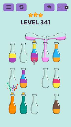 Cups - Water Sort Puzzle Game 4 تصوير الشاشة