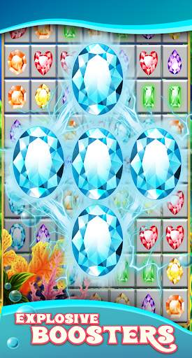 Jewels Star Atlantis Quest match 3 screenshot 5