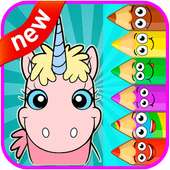 Unicorn Magic Coloring Book logo