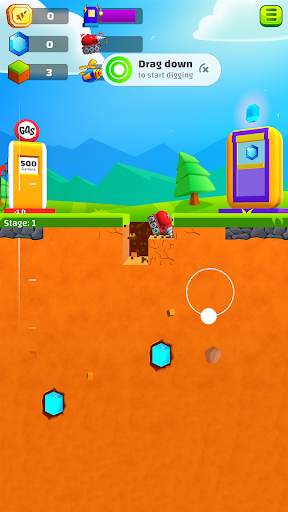 Ground Digger: Lava Hole Drill screenshot 1