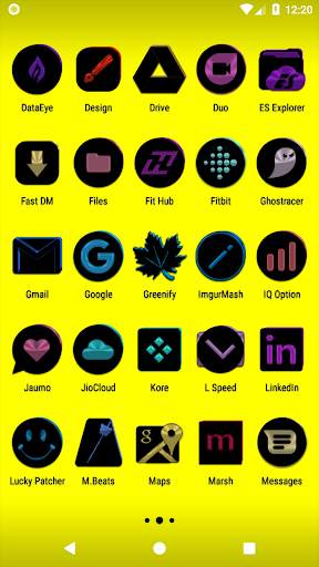 Black and Colors Icon Pack screenshot 3