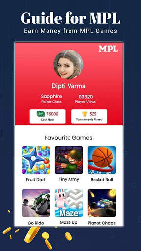 Guide for MPL - Earn Money from MPL Games स्क्रीनशॉट 2