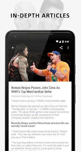 eWrestling News screenshot 2
