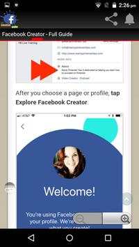 Facebook Creator Guide screenshot 2